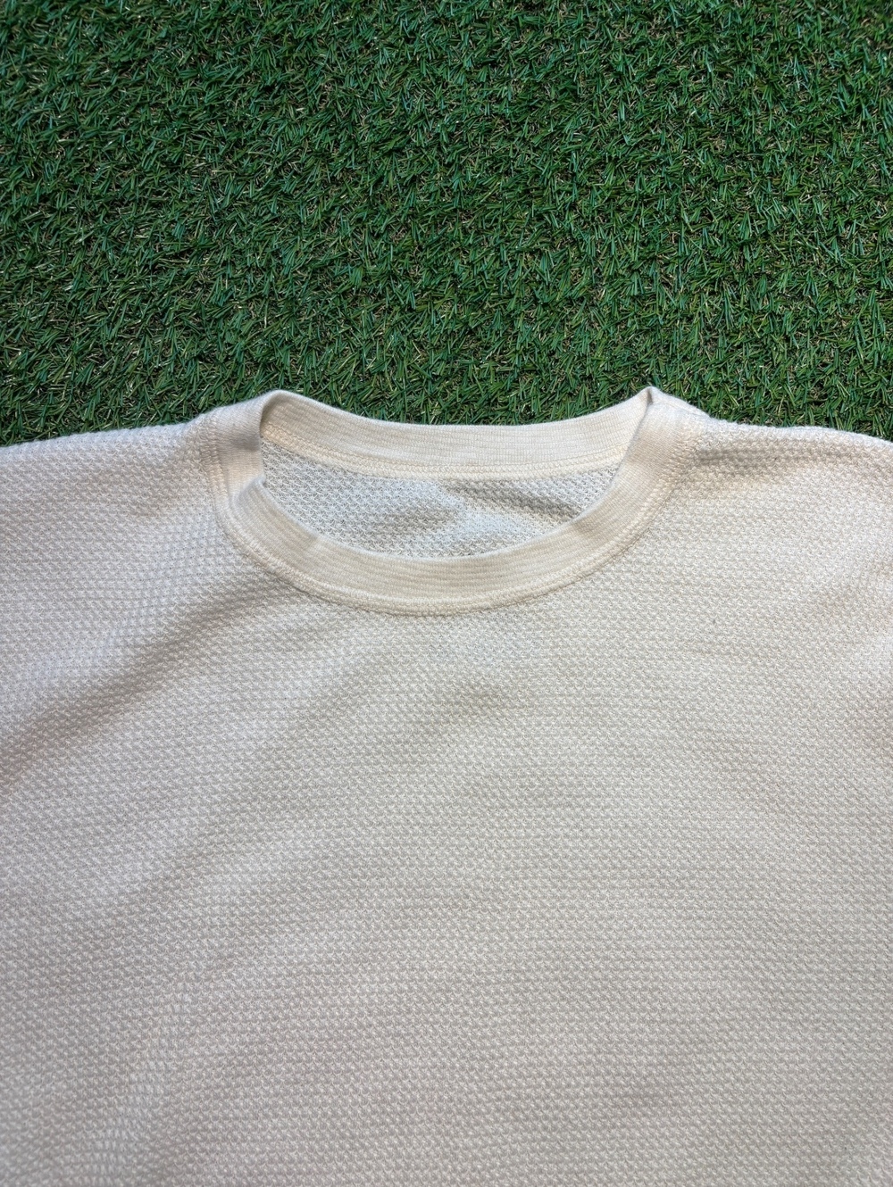 2000s waffle knit thermal